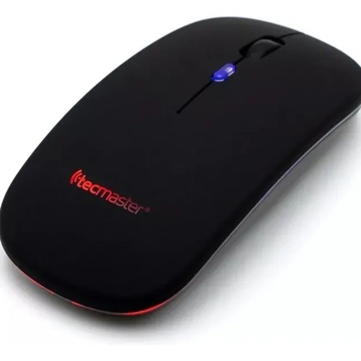 TECMASTER - Mouse Recargable Plano Rgb Bluetooth Dual  tecmaster TM-100516-BK