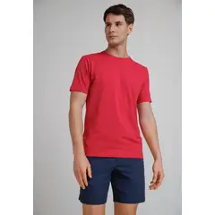 PERRY ELLIS - Polera Hombre Básica 100% Algodón Fucsia