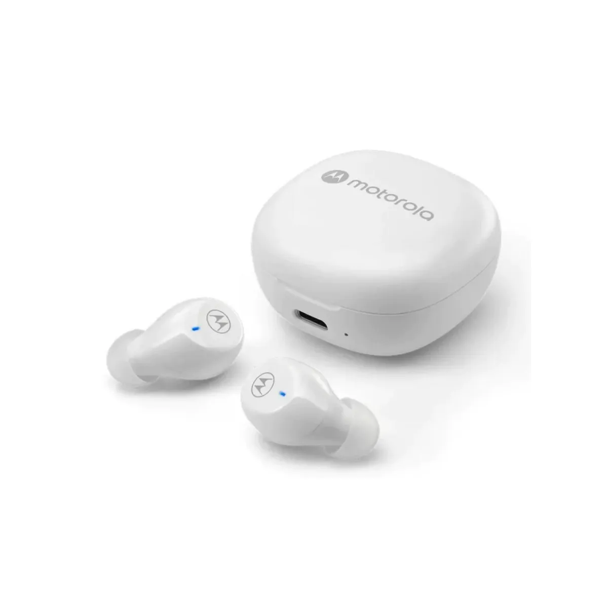 MOTOROLA - Audifonos Bluetooth TWS Recargables Blanco Motobuds 105
