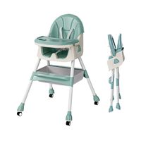 Silla Bebé alta para comer 2 en 1 Ajustable portátil