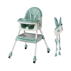 GLOWUP - Silla Bebé alta para comer 2 en 1 Ajustable portátil