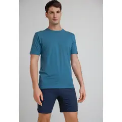 PERRY ELLIS - Polera Hombre Básica 100% Algodón Verde