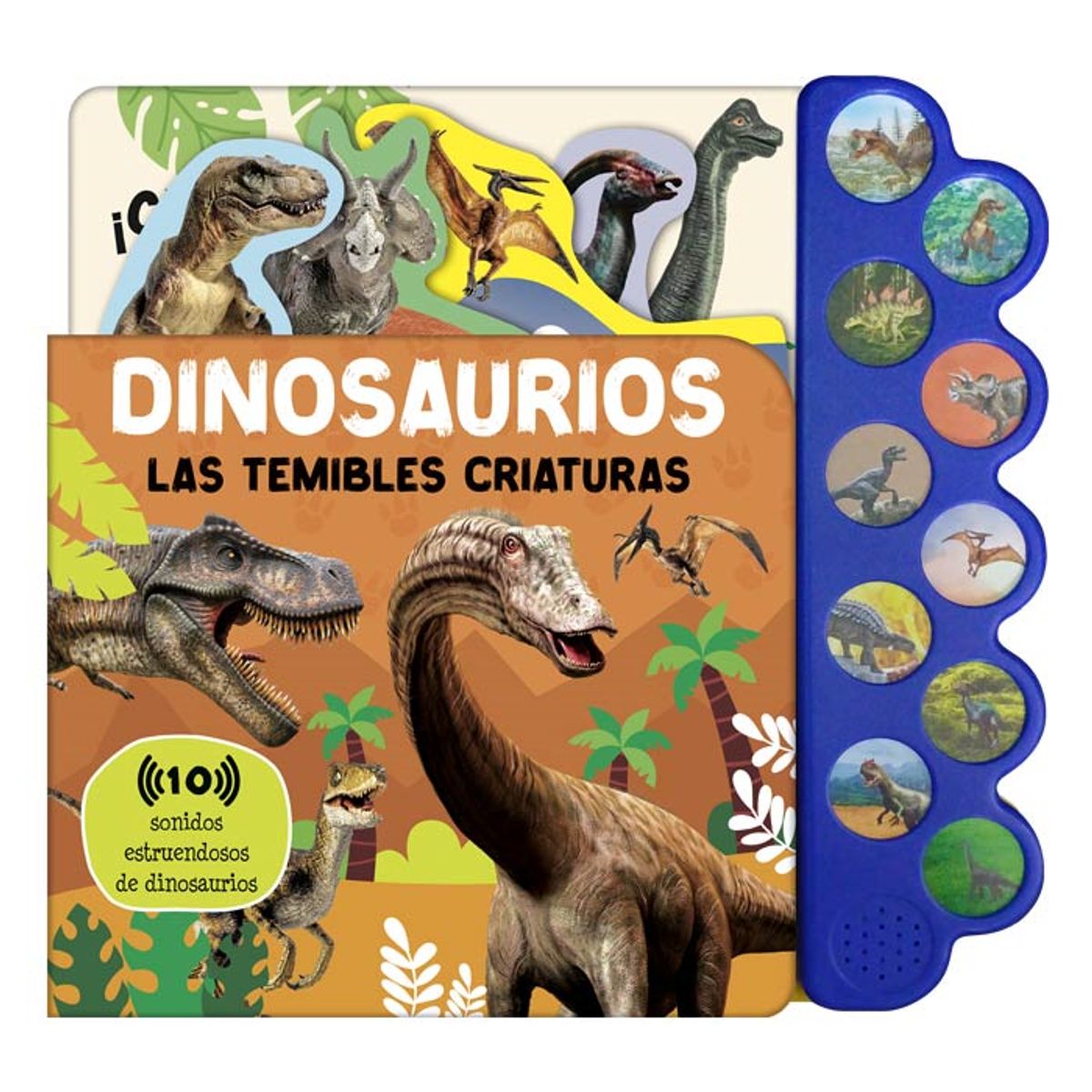 LEXUS - Libro Dinosaurios Las Temibles Criaturas 10 Sonidos - Lexus
