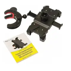 TECMASTER - Soporte Bicicleta Y Moto Celular Rotación 360 Tecmasternegro