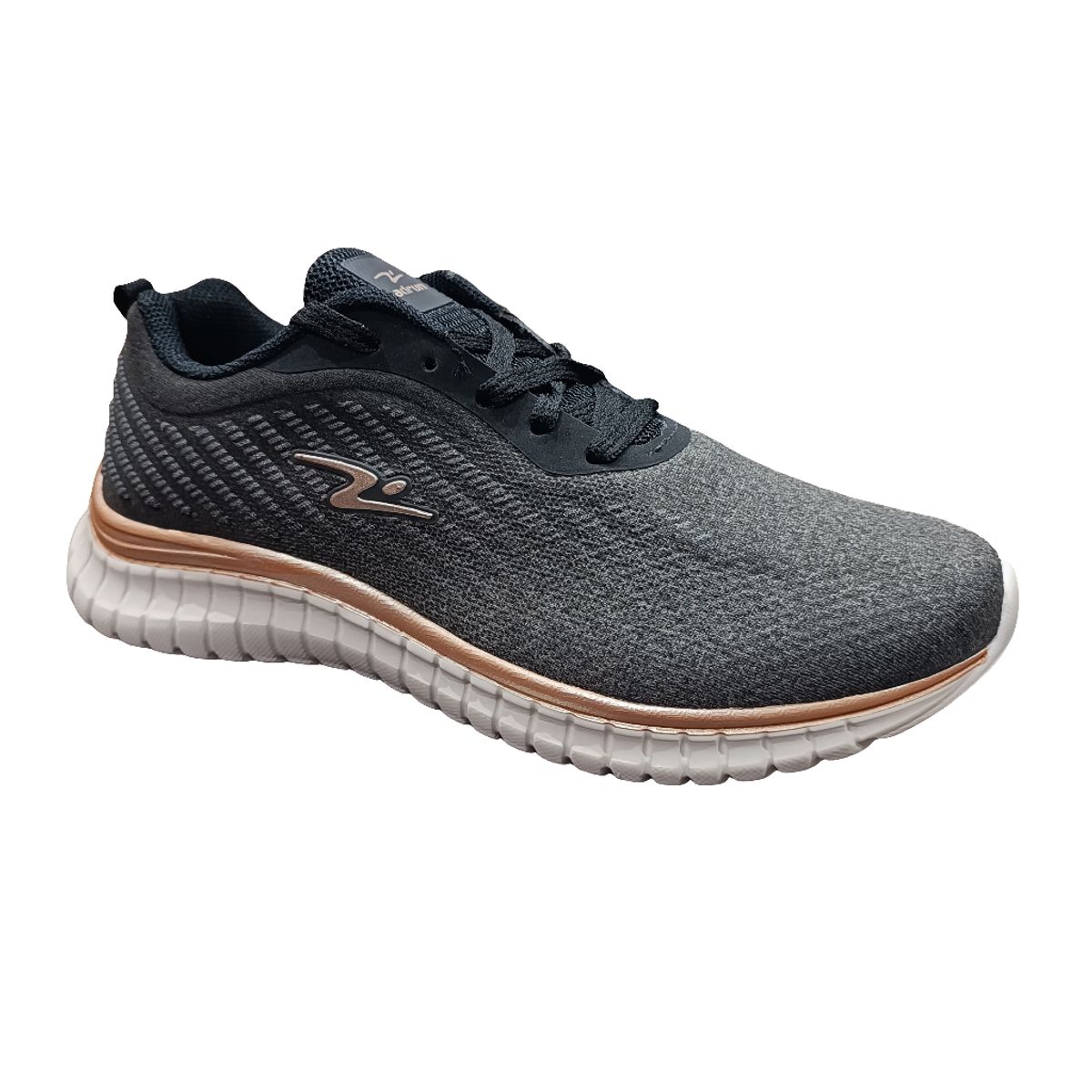 POZATINI - ZAPATILLA DEPORTIVA MUJER NEGRO BRONCE 8614