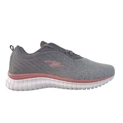 POZATINI - ZAPATILLA DEPORTIVA MUJER CENIZA ROSA 8614