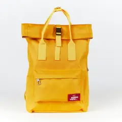 BUENAVISTA - Mochila Impermeable para Notebook 14 Roll Mostaza
