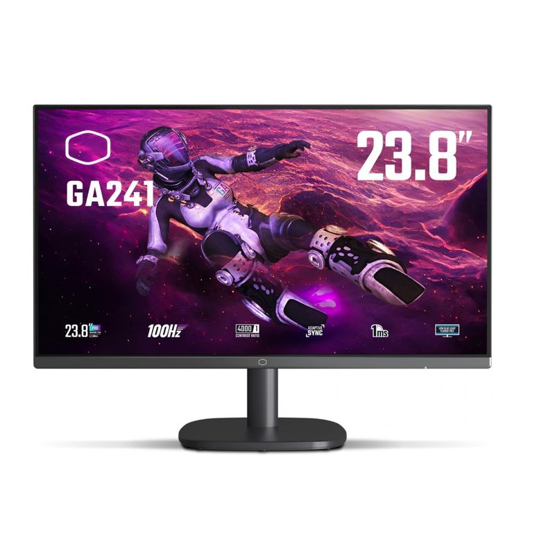 COOLER MASTER - Monitor Gamer 24" - Cooler Master GA241 - Full HD (1920x1080) - 1 ms