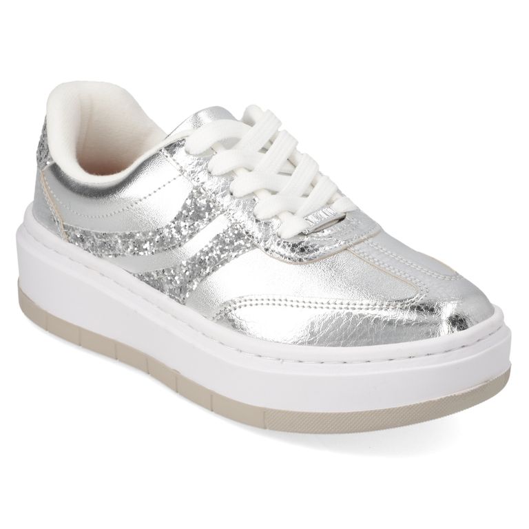 Zapatillas Casuales Plateado