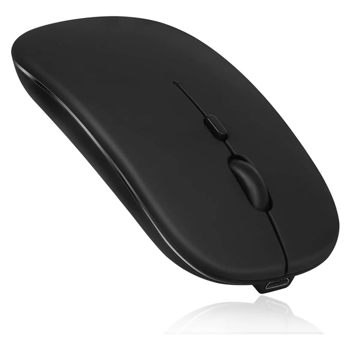 GENERICO - Mouse Inalámbrico Bluetooth Usb Para iPad Notebook Tablet Negro
