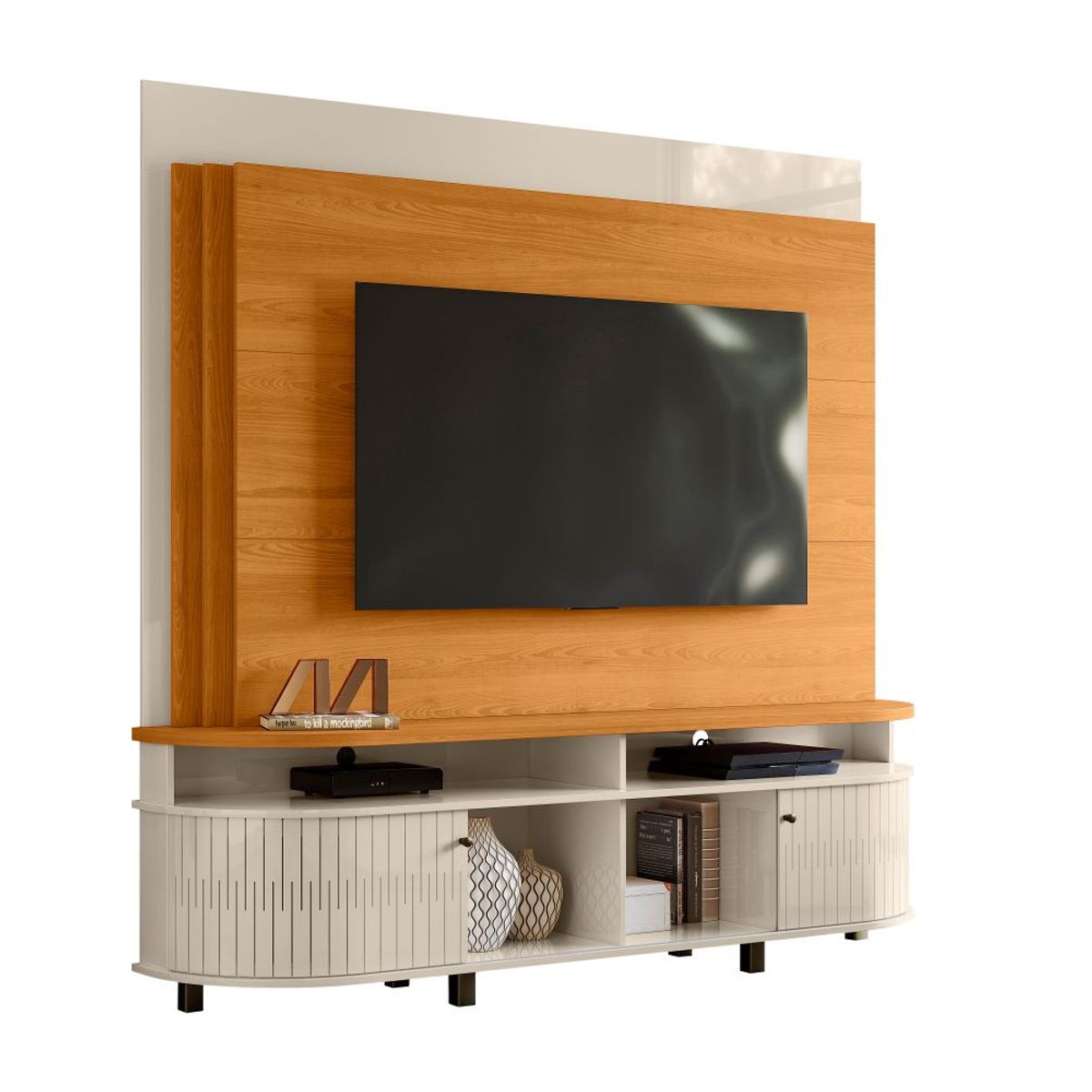 TAHUARI - Home theater Daytona cinamomo off white