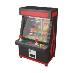 GENERICO - Mini Bloques Armables Arcade Street Fighter Consola Coleccionable Caja