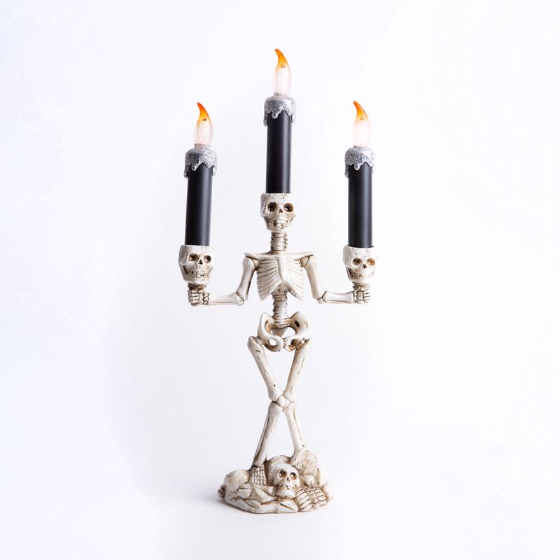 FRANK & MORTIS - Candelabro Esqueleto Led Frank & Mortis