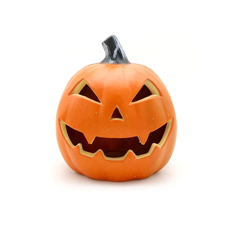 FRANK & MORTIS - Calabaza con Luz Led 23 x 22 cm