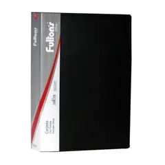 FULTONS - Carpeta oficio negra con 60 fundas