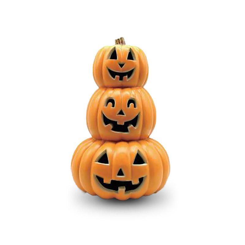 FRANK & MORTIS - Triple Calabaza con Luz Led 53 x 24 cm