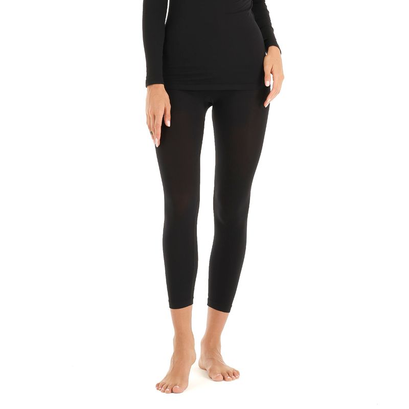 HAKA HONU - Primera Capa Mujer Puma Austral Bottom Negro Haka Honu