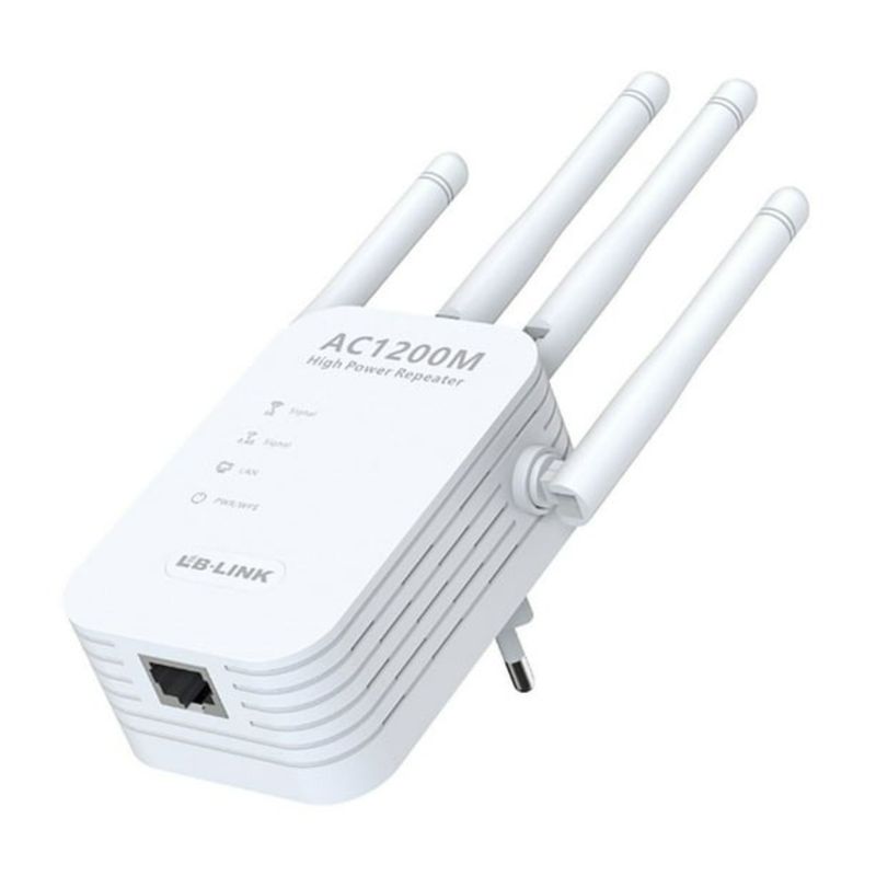 GENERICO - EXTENSOR REPETIDOR SEÑAL WIFI AC1200 DUAL BAND 1200MBPS HIGH GANG LB-LINK