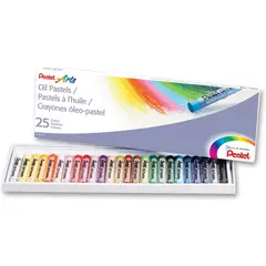 PENTEL - Set 25 lápices pastel