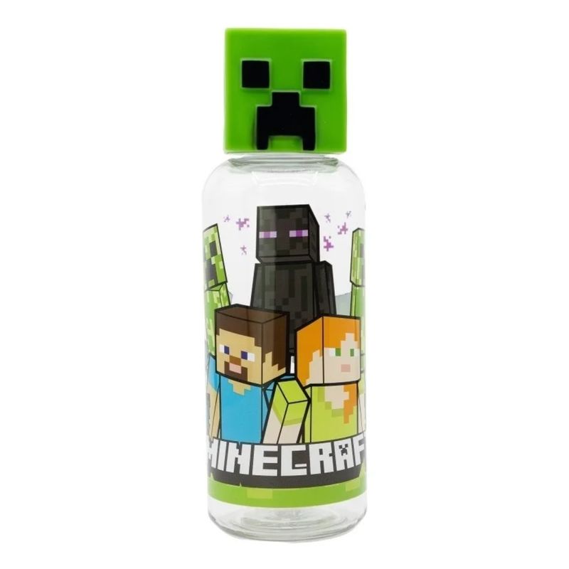 JAZWARES - Botella Creeper 3D - Minecraft