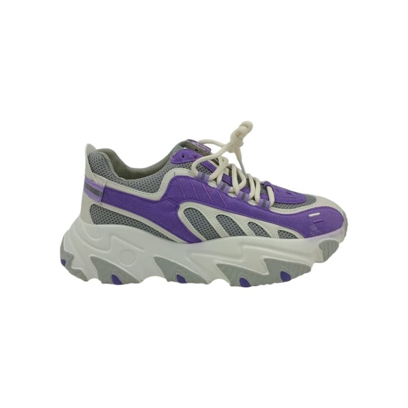 HERIEL - Zapatilla Purpura Plataforma Mujer