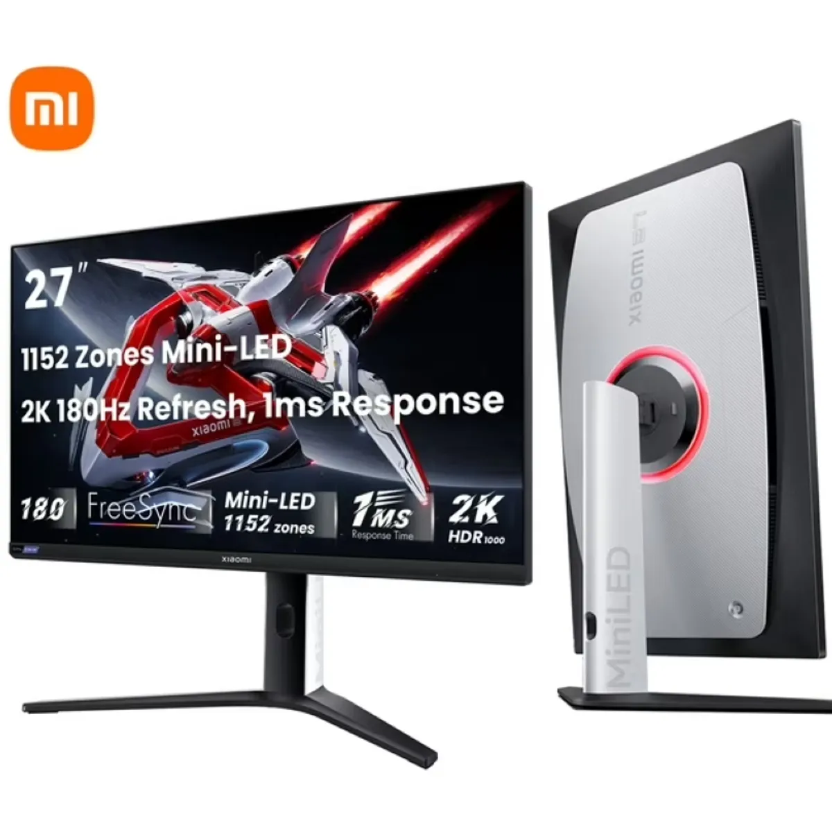 XIAOMI - Monitor Gamer 27" - Xiaomi G Pro 27i - QHD (2560x1440 px) - 1 ms