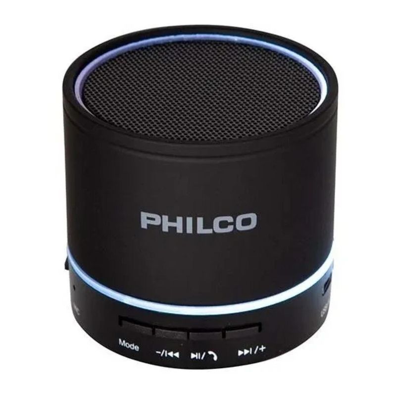 PHILCO - Parlante Portatil Bluetooth USB 3W Negro P295