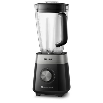 Philips Licuadora Jarra Vidrio 3L 1200W Negro Hr2242