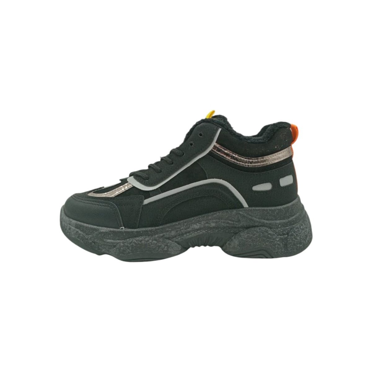 HERIEL - Zapatilla Negra Plataforma Mujer