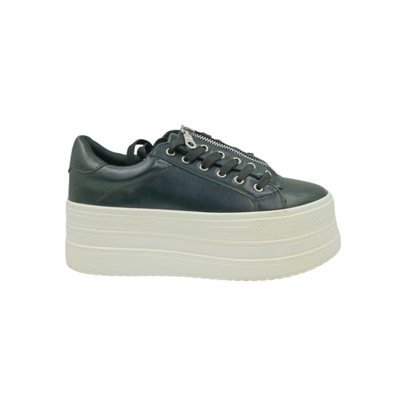 HERIEL - Zapatilla Negra Plataforma Mujer