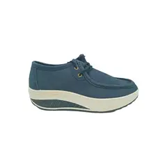 HERIEL - Zapatilla Azul Plataforma Mujer