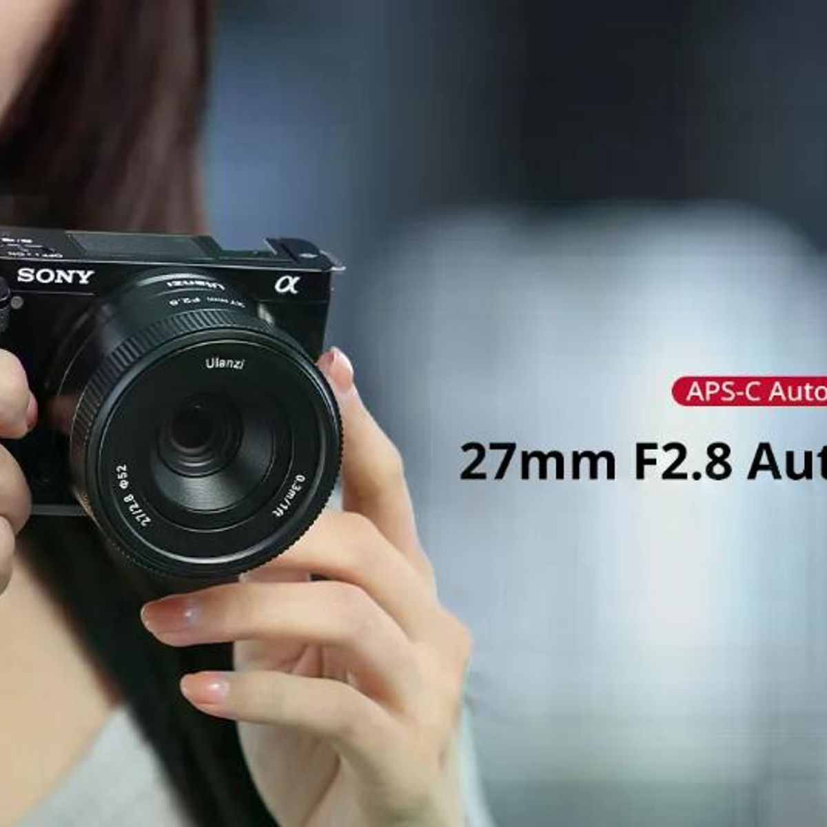 ULANZI - Ulanzi Lente Montura Sony E  27mm f28 con Enfoque Automático  CL02