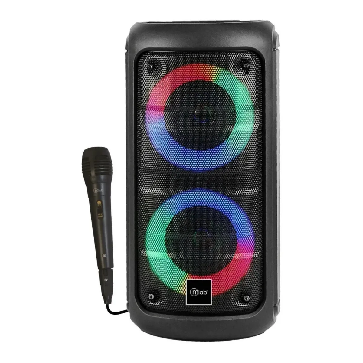 MLAB - Parlante bluetooth Karaoke TWS 2000W RGB ColorFell 9101