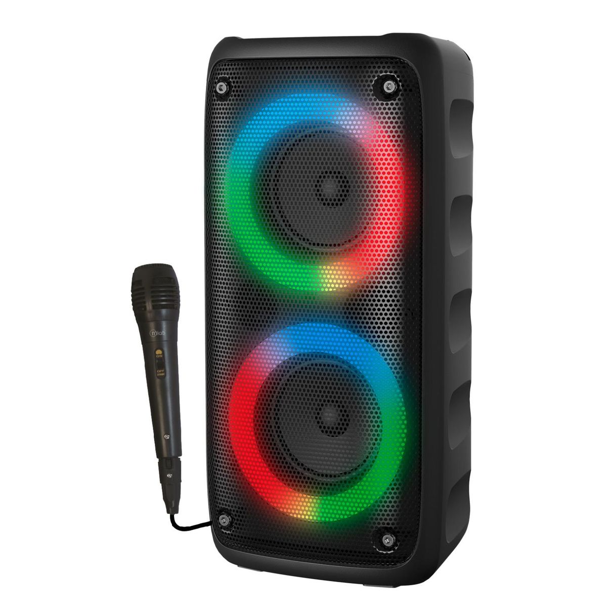 MLAB - Parlante bluetooth Karaoke 2000W RGB ColorFell Pro 9102