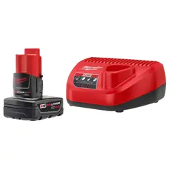 MILWAUKEE - Cargador M12 (220v) + Bateria M12 4 Amperios E.o.