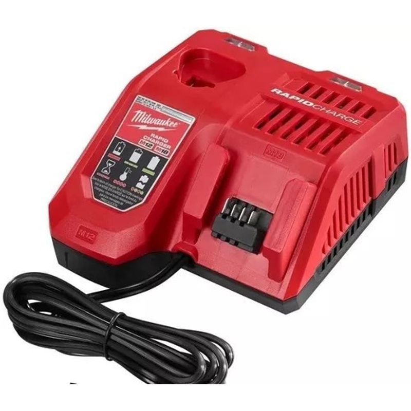 MILWAUKEE - Milwaukee Cargador Rapid Charge 6a/h M18 Y M12 E.o.