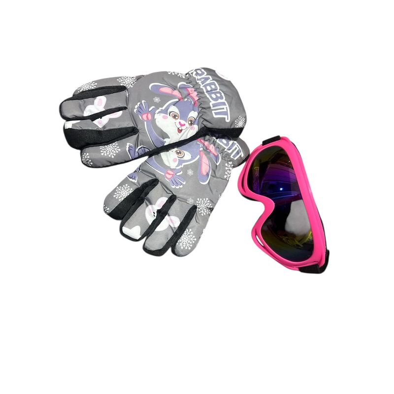 GENERICO - Lentes De Nieve Para Niños Y Jovenes + Guantes  Ski  Snowboard