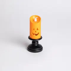 FRANK & MORTIS - Vela Calabaza LED para Halloween
