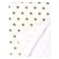 BABY - Suave Manta para Bebé - Estampado de Estrellas