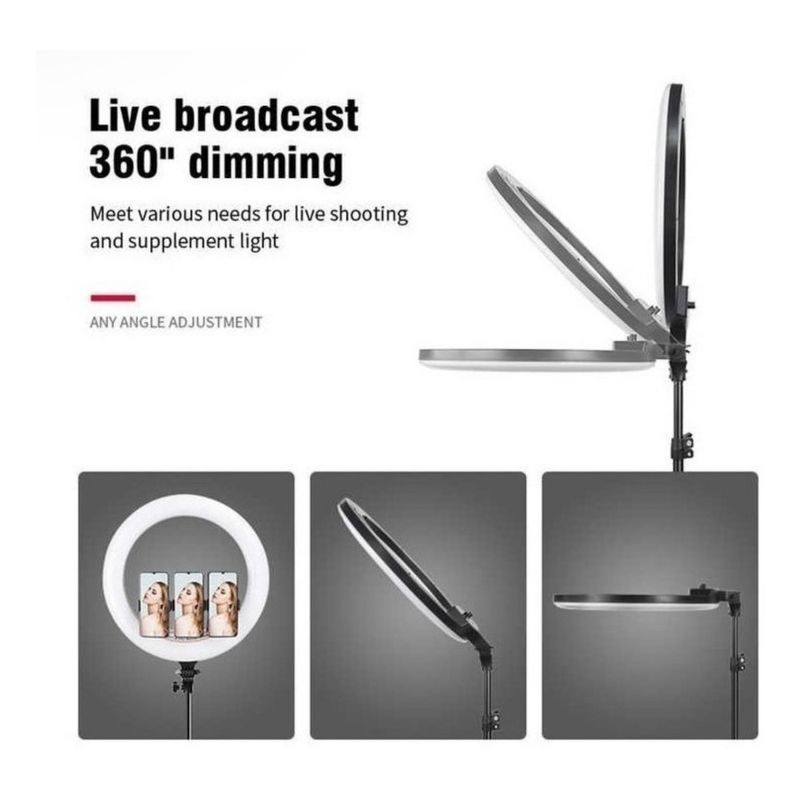 GENERICO - Aro De Luz Profesional De 45 Cm + Tripode