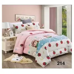 GENERICO - Cobertor de invierno Plush con chiporro 1,5 Plaza - Frutillita
