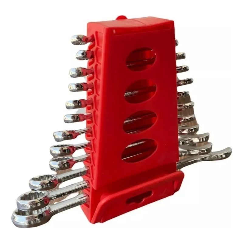 GENERICO - Juego Llave Combinada 12 Pcs Punta Corona Con Estuche