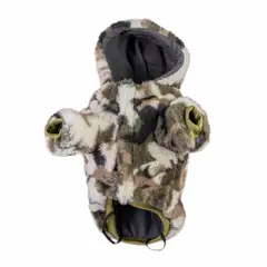 BUEN AMIGO - Chaqueta para Perro pequeño de polar camuflado Talla S