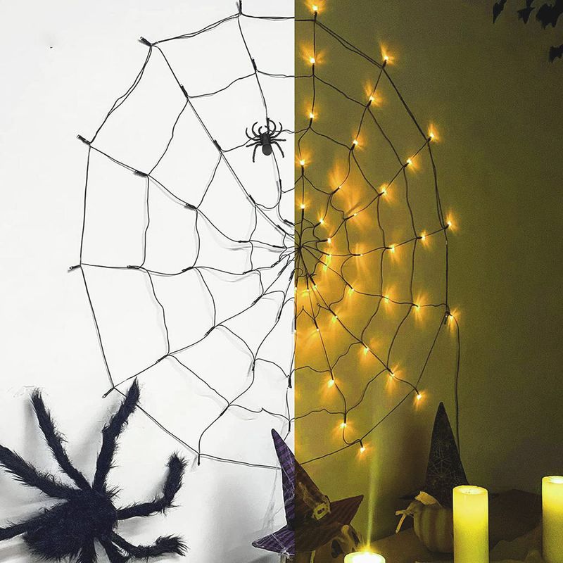 FRANK & MORTIS - Tela de Araña con Luz Led Frank & Mortis