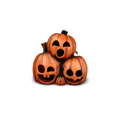 FRANK & MORTIS - Triple Calabaza con Luz Led 29 x 27 cm