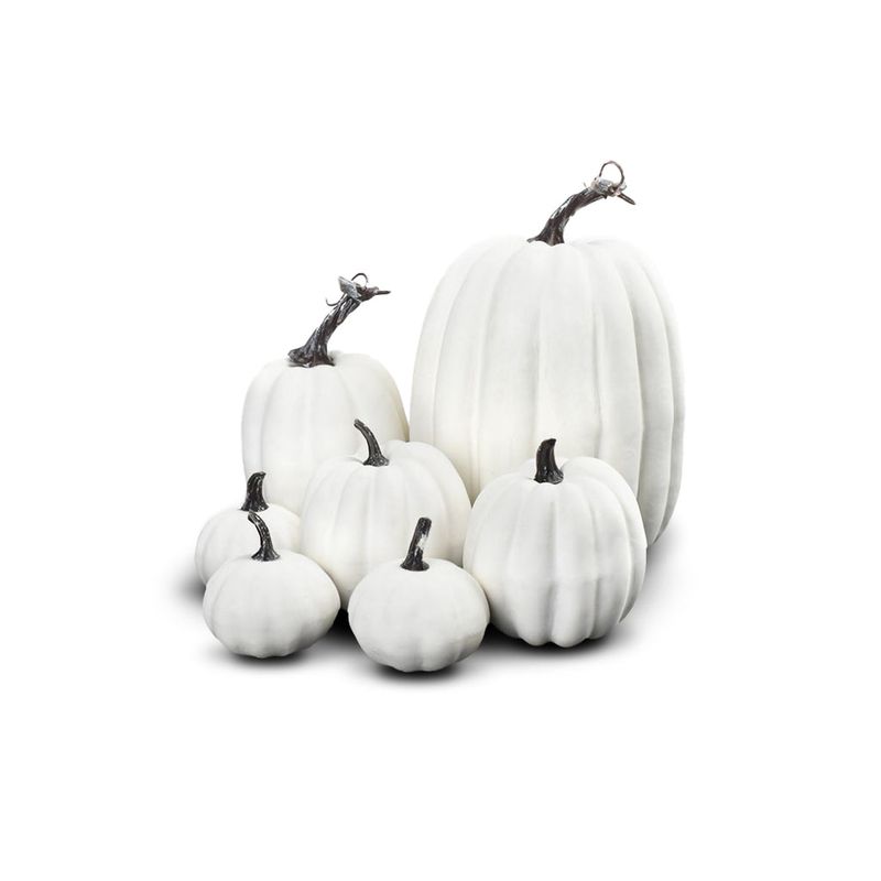 FRANK & MORTIS - Set de 7 Calabazas Blancas
