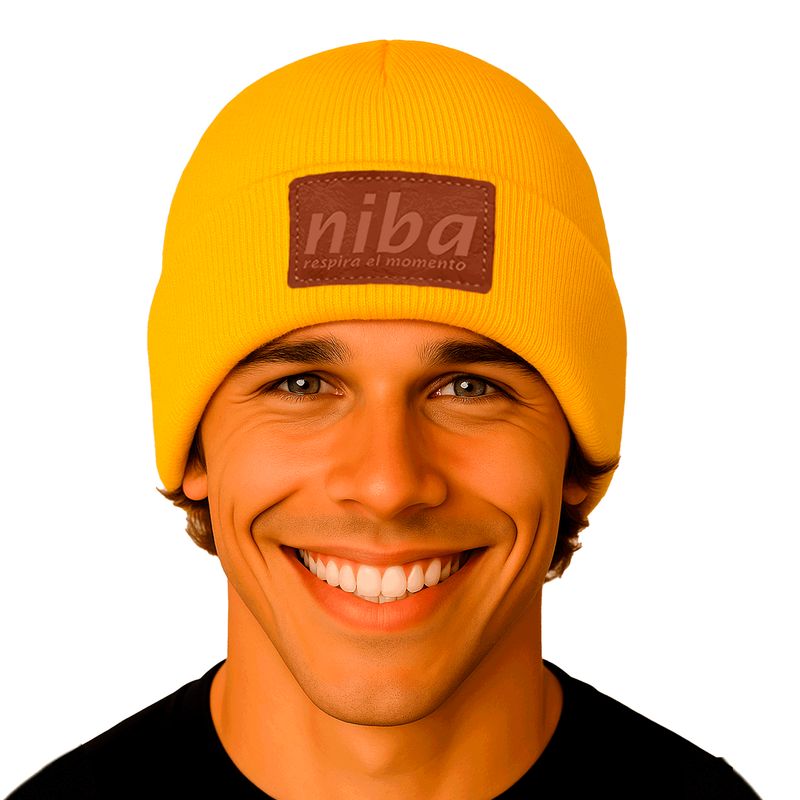 NIBA - Gorro Hombre Los Maquis Amarillo Niba