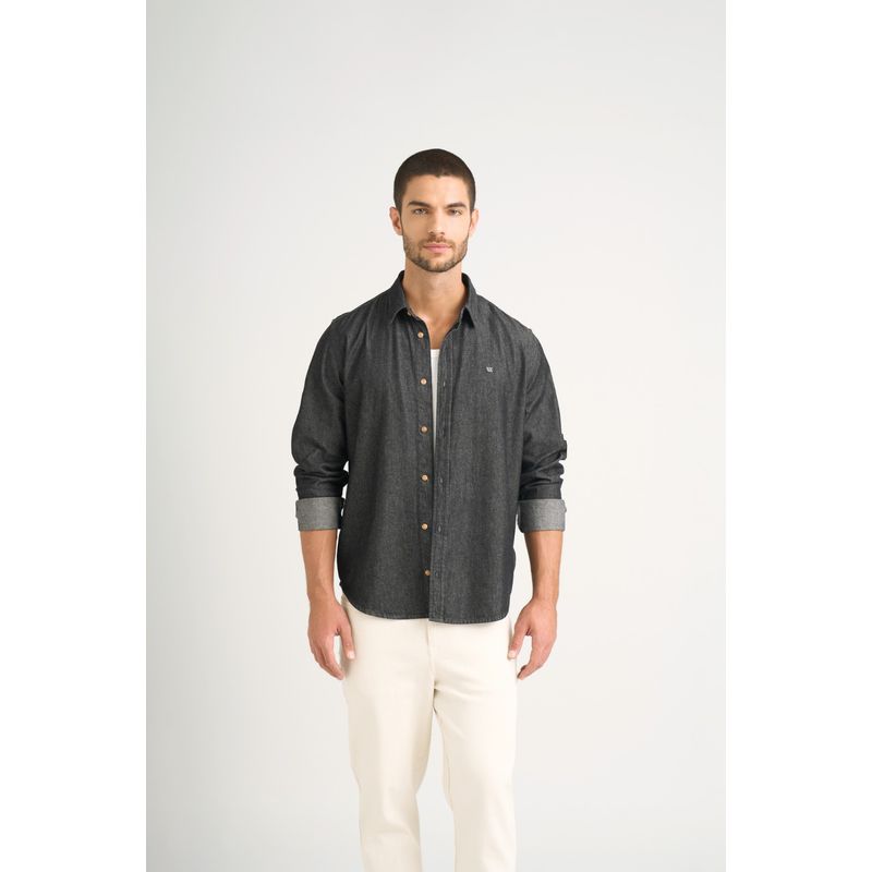 VELEZ - Vélez Camisa Lucca Para Hombre Detalle Bordado Negro