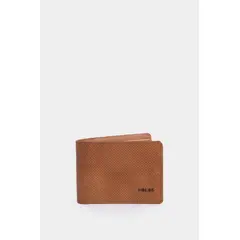 VELEZ - Vélez Billetera Juárez De Cuero Para Hombre 3 Caras Miel