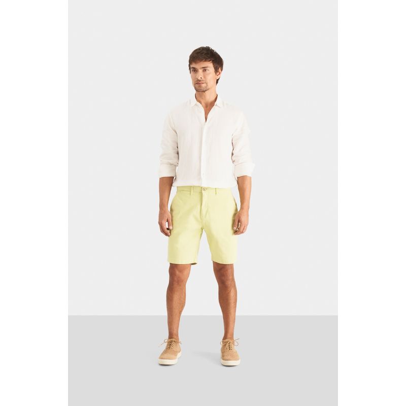 VELEZ - Vélez Bermuda Semifit Caruso Hombre Casual Verde Limon